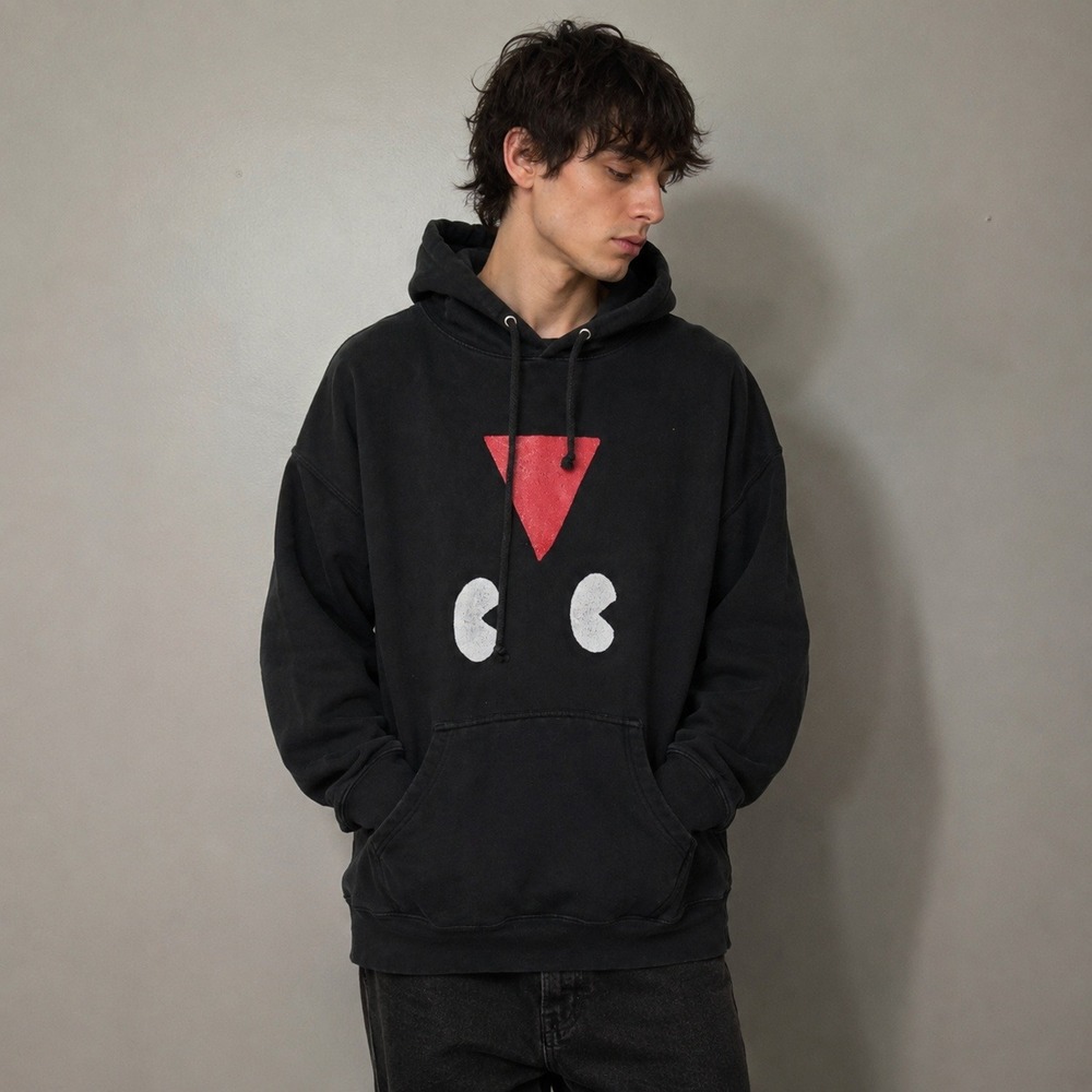 Plague Blvd Mens Hoodie XL Black Graphic Streetwear Goth‎ Emo Skater
